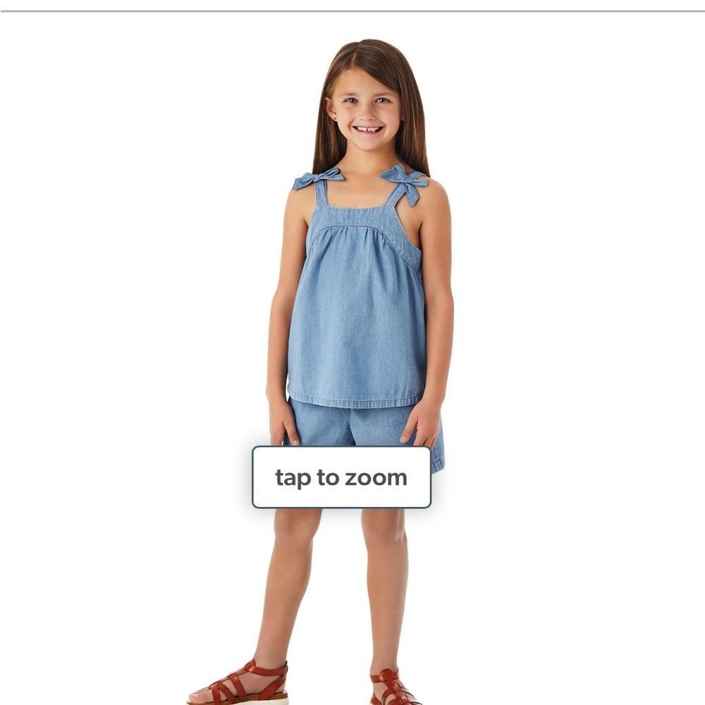 Girls' Woven Two Piece Set - Picture 2 of 6